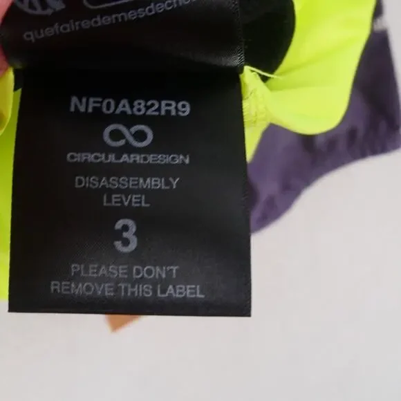 NEW The North Face Men's Medium Cyclone Jacket 3  Black Yellow Water Repellant - Picture 10 of 13